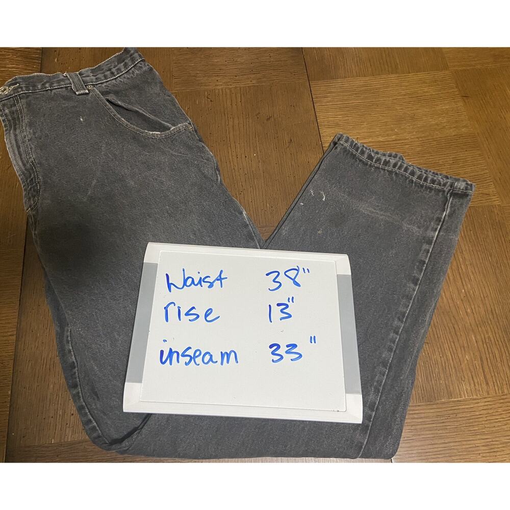 Guess Jeans Men’s Relaxed Fit 38/33 Black Denim 100% Cotton - Picture 12 of 12